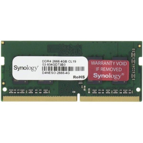 Synology 4GB DDR4 2666 SODIMM - D4NESO-2666-4G