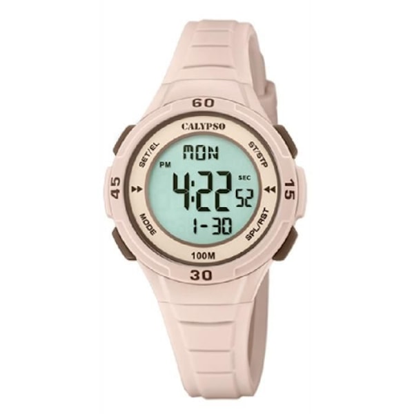 Montre Junior - CALYPSO - K5830/3 - Digital - Silicone - Vandtæt 10 Atm Rosa, grå