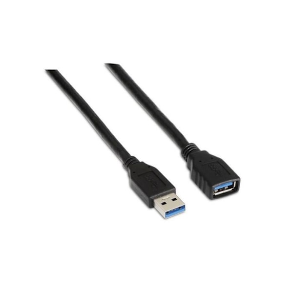Aisensin integrointikaapeli - A105-0042 - Musta USB-kaapeli 2 m