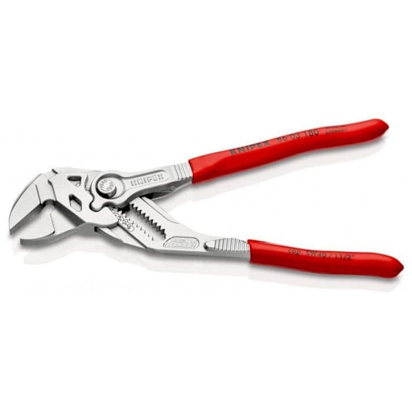 Mantlad multigrip skiftnyckel kapacitet 40 mm längd 180 mm - KNIPEX - 8603180 Grå
