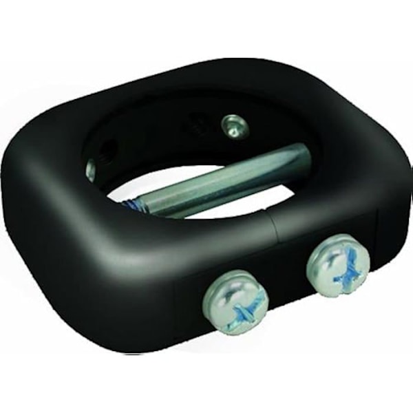 Collier tilbehør - BEDSTE PRIS KVADRAT - BT7052/B - Til pæle på 50 mm - Farve Sort
