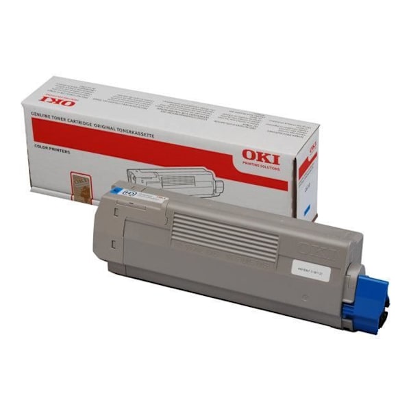 OKI C610 Cyan kompatibel tonerkassett - Standardkapacitet 6 000 sidor