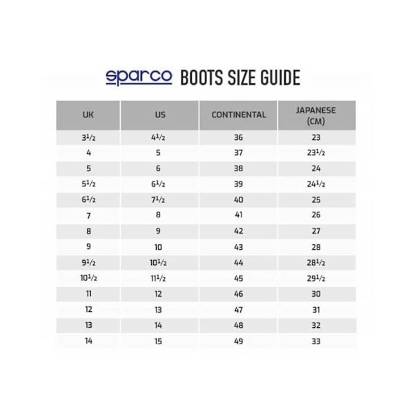 Sko - støvle - overtrækssko Sparco - 00129544NR - Unisex Slalom ankelstøvler 2022 Str. 44 Sort bådsko, Standard Svart 44