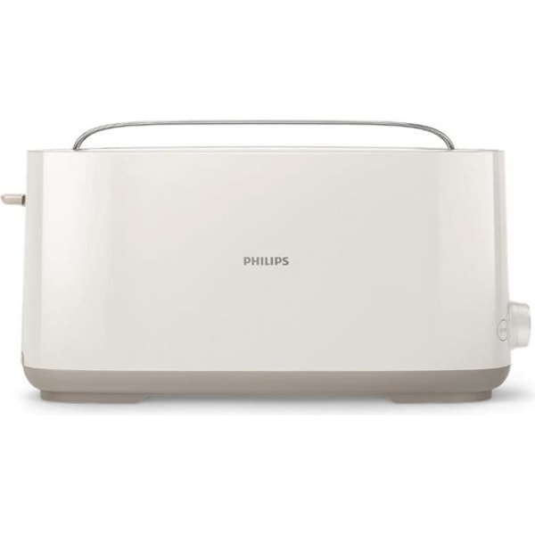 PHILIPS HD2590/00 leivänpaahdin - 1 paikka - Säädettävä termostaatti - Uudelleenlämmitys- ja sulatustoiminto - Valkoinen Vit