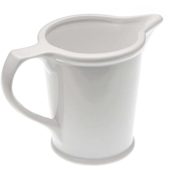 Valkoinen posliininen maitokannu 500 ml