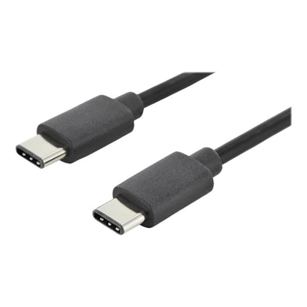ASSMANN USB-C kabel - 1m - Svart - Dubbelskärmad - Gjuten