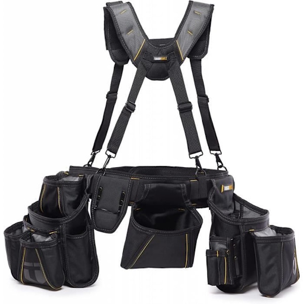 Sæt af værktøjsbælte - TOUGHBUILT - TB-301-6-BEA - 1680D stof - Polstret komfort - ClipTech-system