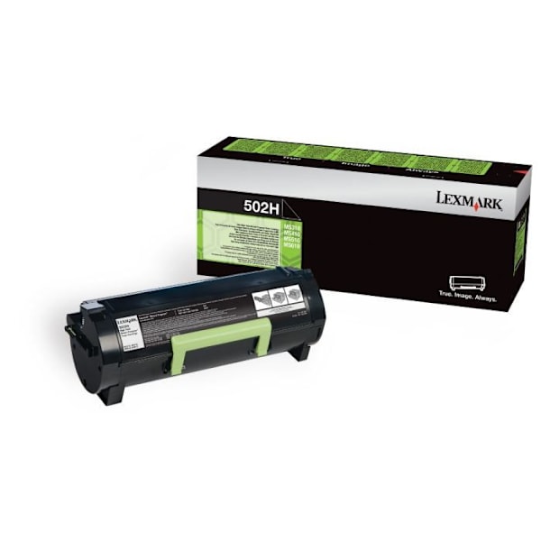 Lexmark 502H musta laservärijauhe (5000 sivua)