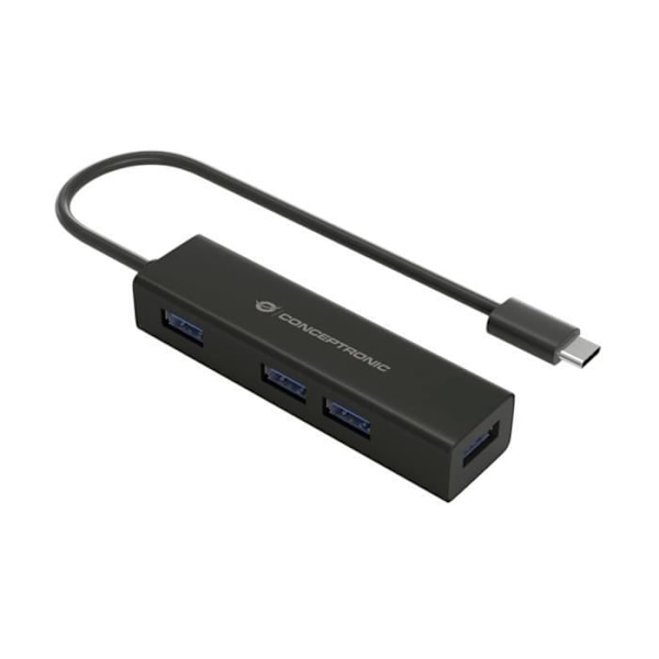 CONCEPTRONIC HUBBIES07B HUB & USB 3.2 GEN 1 (3.1 GEN 1) KESKITIN