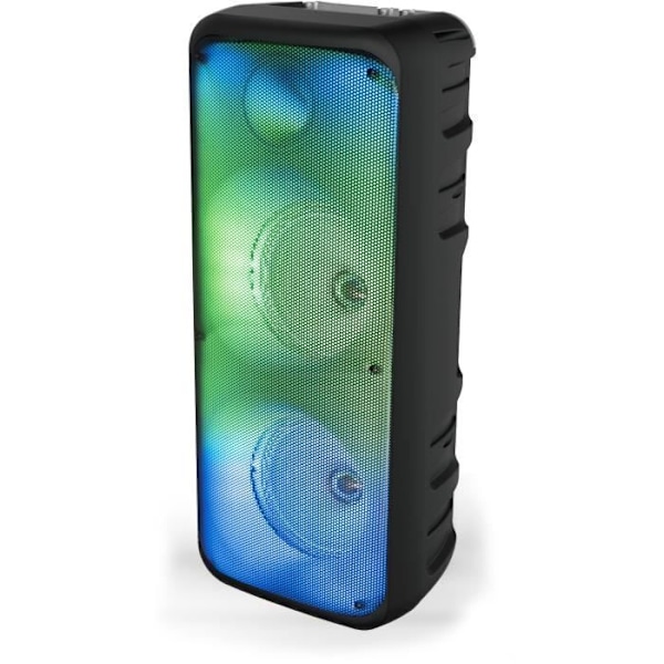 Upplyst karaokehögtalare - INOVALLEY - KA25-FIRE - Bluetooth V5.0 - 64 cm - 850 W - Svart Svart