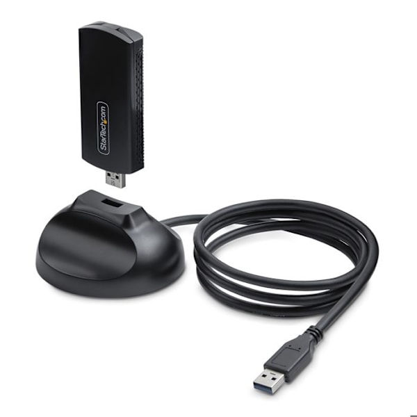 StarTech.com USB WiFi 6E -liitin Tietokoneelle/Kannettaville, Langaton Verkkokortti Pienellä Antennilla, WiFi 6E -dongle