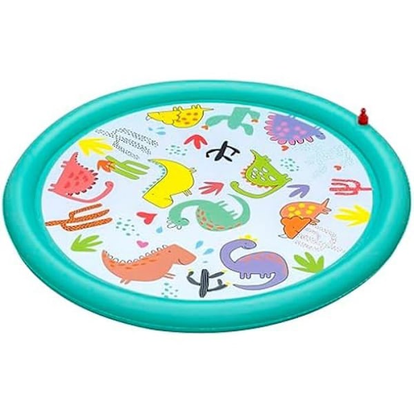 Vattenmatta för Barn - BESTWAY - Öken Dino - 122 cm x 122 cm - Flerfärgad - 2 år och uppåt Flerfärgad