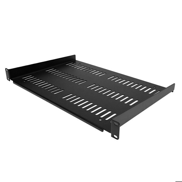 StarTech.com 19 tommer 1U rackhylde - Universal ventileret rackhylde - 19" Patch Bay Cantilever-hylde - Ra-opbevaring