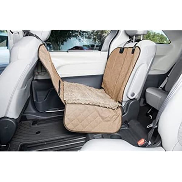 Dog Gone Smart Single Back Car Seat Cover - Högabsorberande mikrofibermaterial med säkerhetsfunktion för hud