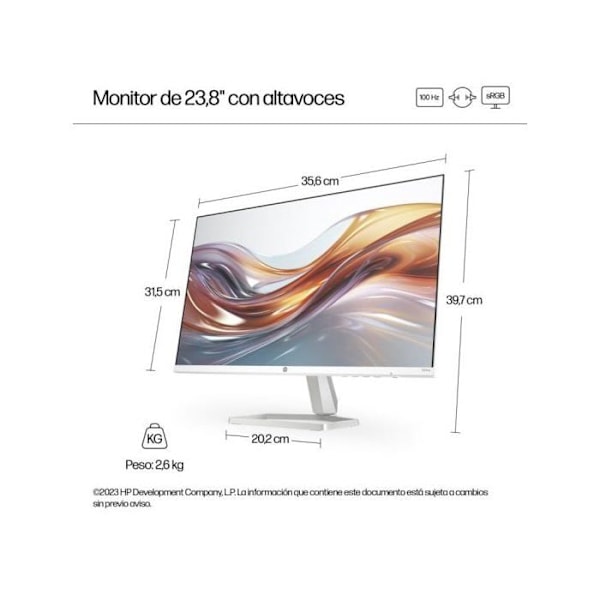 HP Series S5 524sa 23.8" LED IPS FullHD 100Hz integroiduine kaiuttimilla