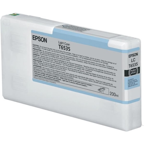 EPSON T6535 blækpatron - Lys Cyan - Standardkapacitet 200ml