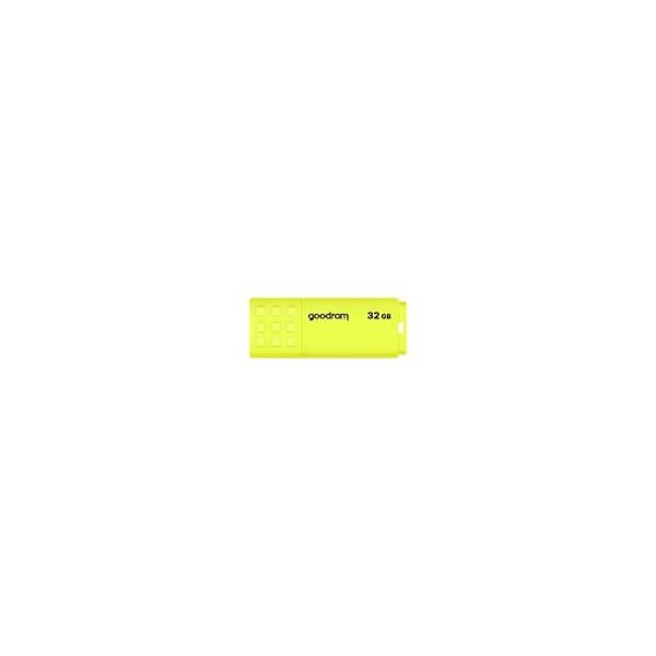 USB-muisti - GOODRAM - UME2 - 32 Go - USB 2.0 - Keltainen - Lukunopeus 20 Mo/s Keltainen