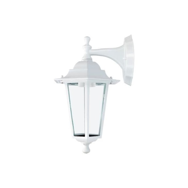 Hvid væglampe i aluminium og glas - GENERIQUE - Zurich Edm model - IP44 E27 60W Vit