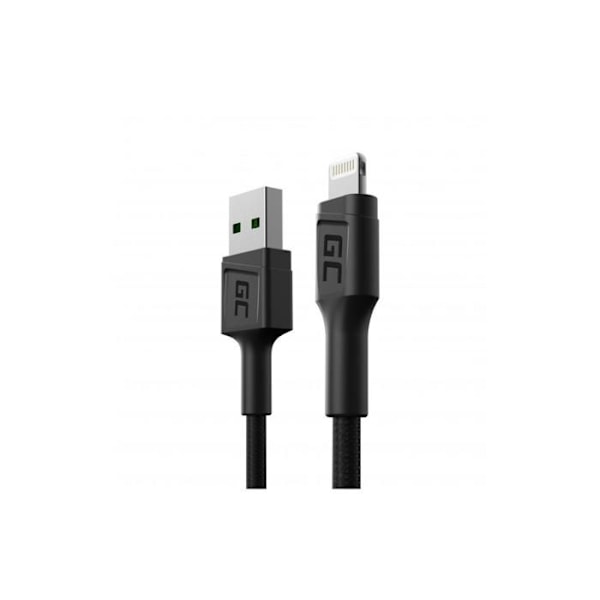 Lightning-kabel - Green Cell - GC PowerStream - 30cm - Hurtigopladning - USB-A