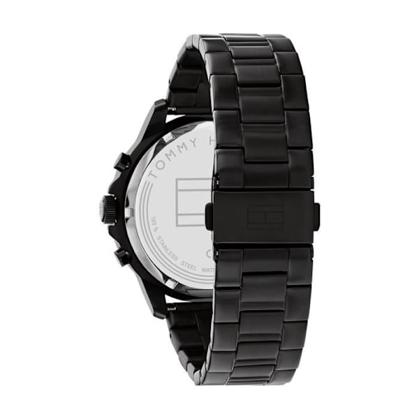TOMMY HILFIGER Herrklocka i svart stål - 240211 Svart