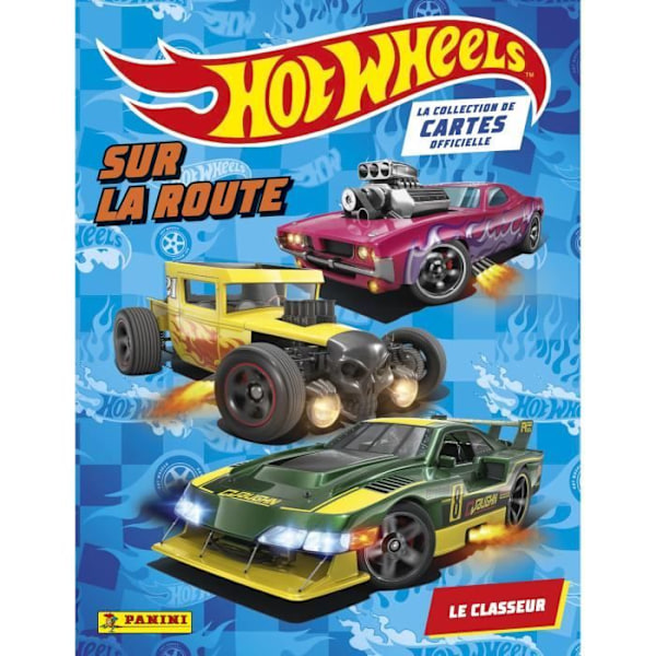 Starter Pack - PANINI - Hot Wheels TC - Album + 2 lommer + 1 EL-kort - 12 klistermærker Flerfärgad