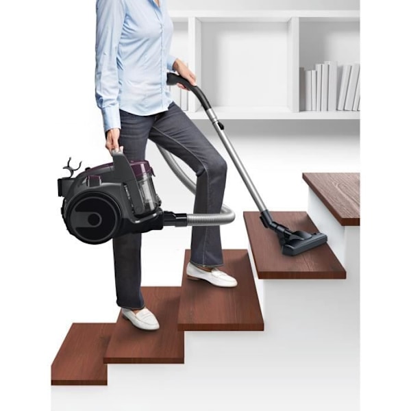 BOSCH Støvsuger uden pose GS05 Cleann'n - (h)epa - 9m - 1,5L - Effektiv, kompakt og let