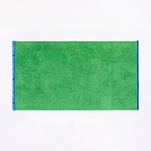 Benetton Rainbow strandhåndklæde grønt (160 x 90 cm) Grön