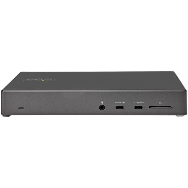 USB Hub - Startech - DK31C2DHSPDUE - 3 Porttia - 4K Ultra HD - Musta