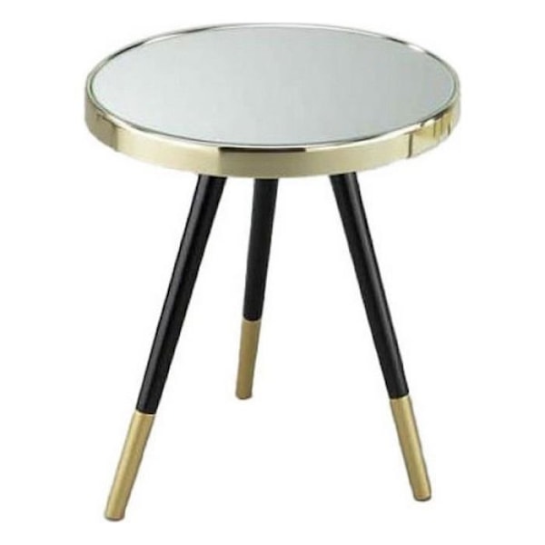 Sidebord DKD Home Decor Spejl Guld Stål (42,5 x 42,5 x 48 cm)