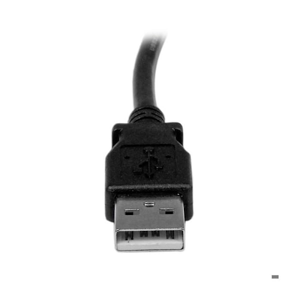 STARTECH USB 2.0 Type A til USB Type B venstrevinklet han-/hankabel - 2 m