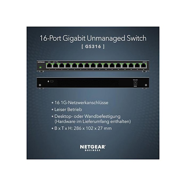 NETGEAR GS316v3 - kytkin