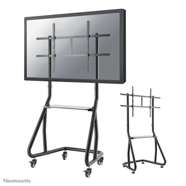 Support mobil - NewStar - NS-M3800BLACK - Skærme op til 100" - Kapacitet 100 kg - Sort