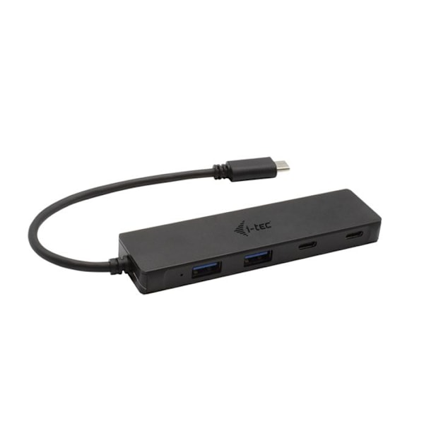 USB Hub - i-Tec - C31HUBMETAL2A2C - Musta - Liitä ja käytä - 2 Ports USB A 3.2 Gen 1