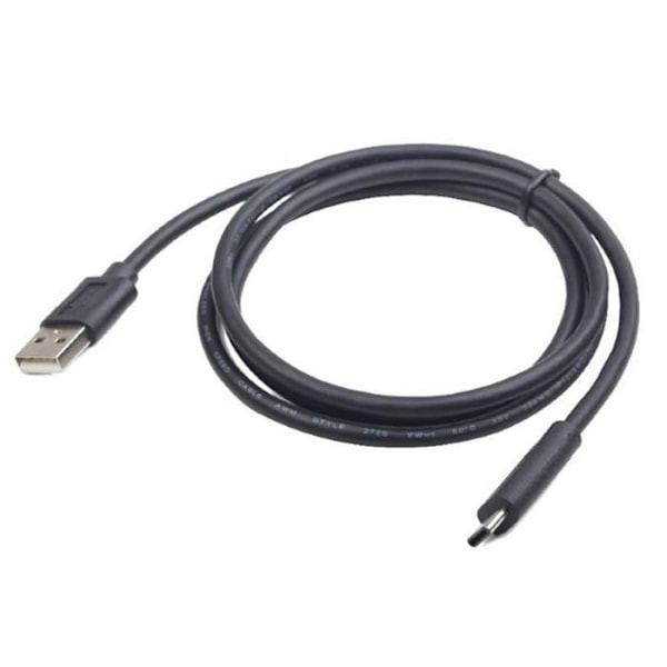 USB 2.0 -kaapeli - USB-C - GEMBIRD - 1m - Musta - Synkronointi ja lataus