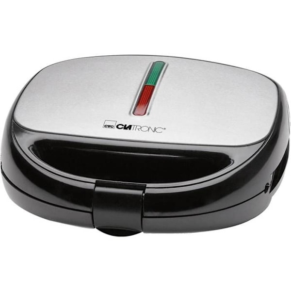 Sandwichgrilli / vohvelikone / grilli - Monilevy - CLATRONIC - Multigril 3in1 650W Musta
