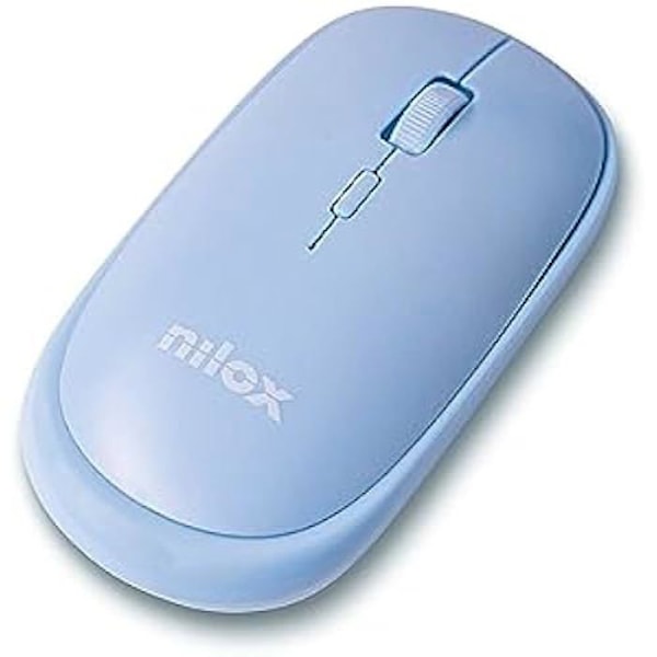 Trådløs mus - NILOX - Lyseblå