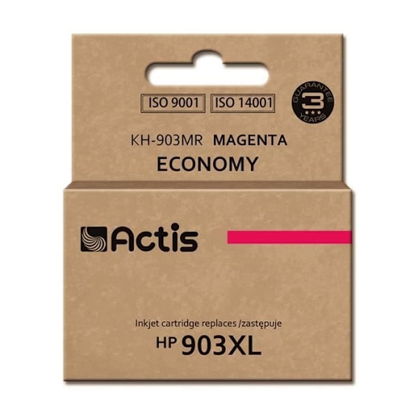 Actis KH-903MR mustesäiliö 1 kpl Yhteensopiva Korkea tuottavuus (XL) Magenta