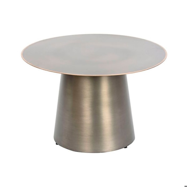 Metall sidobord DKD Home Decor guld/mörkgrå