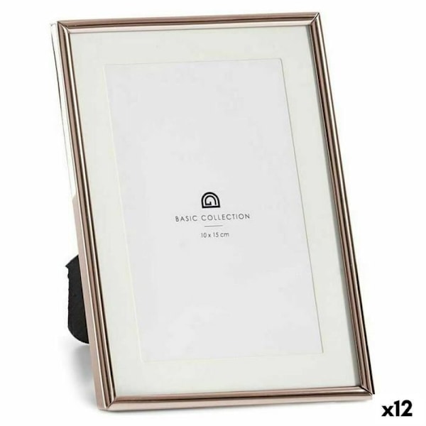 fotoramme glas stål kobber (12 enheder)