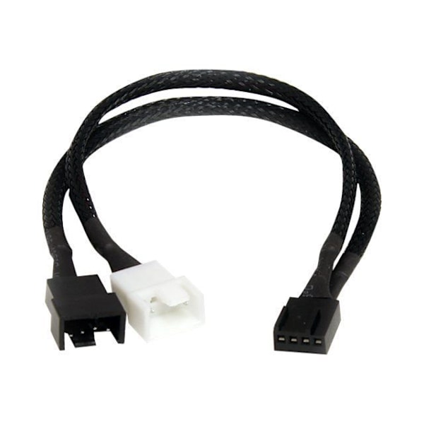 STARTECH Tietokoneen tuuletin - Pulssin leveysmodulaatioliitin - 80 mm musta