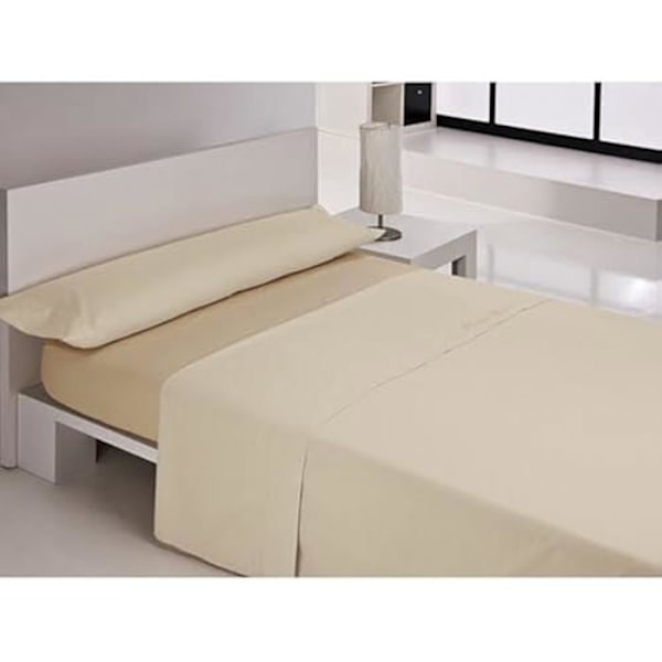 Sengesæt - PIERRE CARDIN - Coralina Foresta PO - Beige - 90 x 190 cm - Vaskbar Flerfärgad