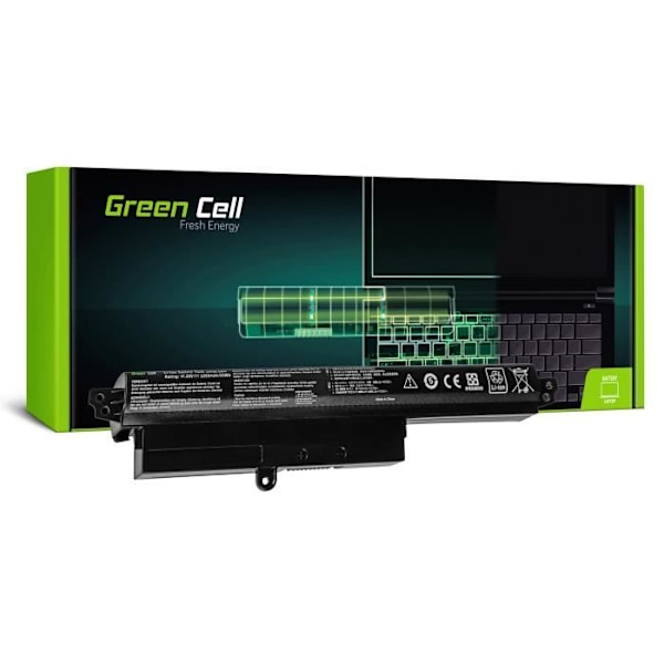 Grøn cellebatteri ASUS A31N1302 A3INI302 til ASUS X200 X200C X200CA X200M X200MA X200L X200LA K200 K200MA R202CA R202LA VivoBook