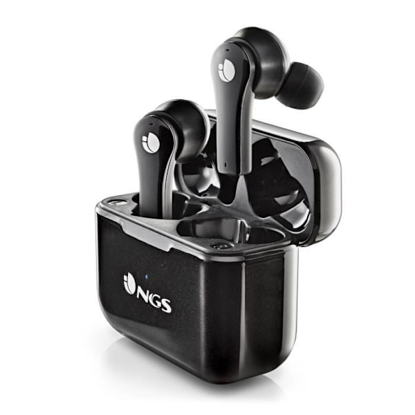 Trådlösa hörlurar - NGS - ARTICA BLOOM BLACK - Batteritid 24h - Touchkontroll - USB Typ C Svart
