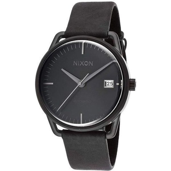 Ur - Nixon - A199-001-00 - Automatisk - Læder - 38 mm - Sort Svart