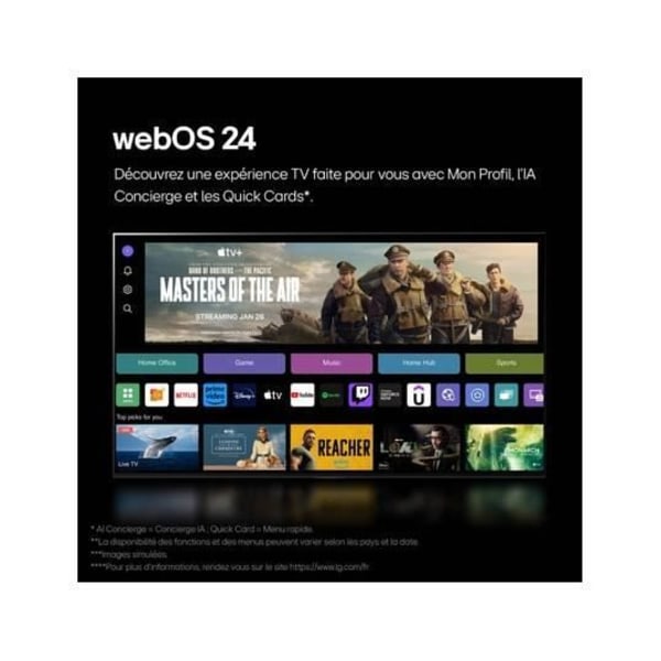 4K LED TV - LG - 43NANO81 - 108 cm - Alpha 5 AI processor - Smart TV