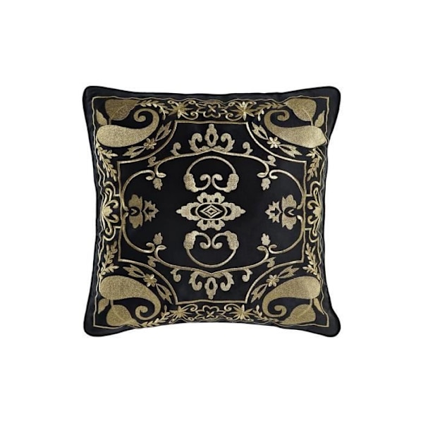 svart guldkudde 45 x 10 x 45 cm arabiska