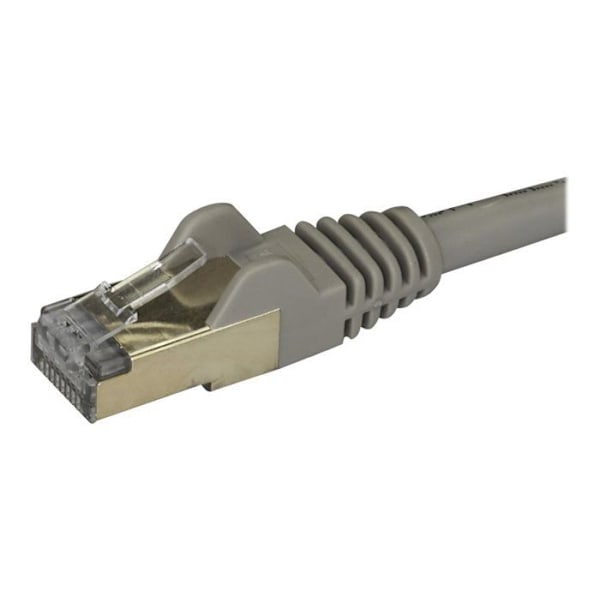 Cat6a STP skærmet netværkskabel uden krog - STARTECH - 2 m Grå - PoE kompatibel