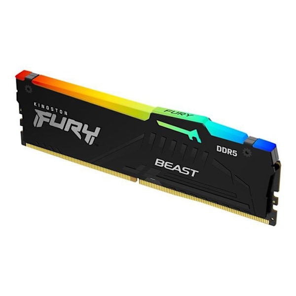 Muistisarja - Kingston - Kingston FURY Beast RGB - DDR5 - 64 Gt: 2 x 32 Gt - 6000 MHz / PC5-48000