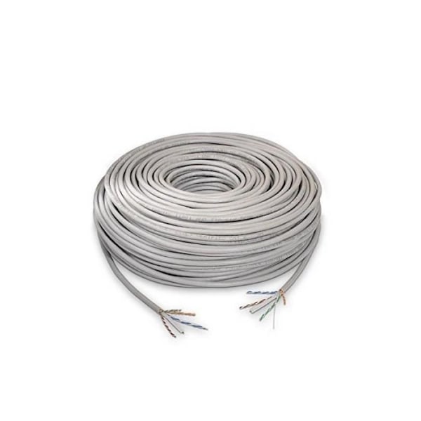 RJ45 Kaapeli - NANOCABLE - 10.20.0504 - Luokka 6 UTP - 305 m - U/UTP (UTP) - Harmaa