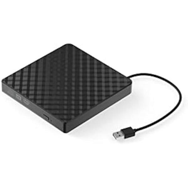 Kannettava DVD-soitin - KRUX - YKSikkö - USB 2.0 - Yhteensopiva CD/DVD - Musta väri